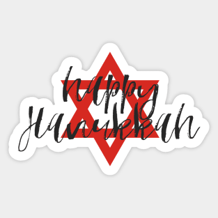 happy Hanukkah 2018 Sticker